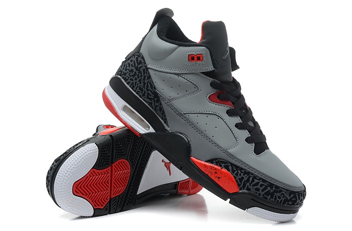 Nouveautes Air Jordan Spizike 3.5 Chaussures Hommes Gris Noir (2)
